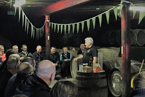 Exclusive warehouse whisky tasting at Lagavulin with Iain