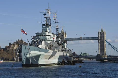 HMS Belfast. See 30+ London Sights