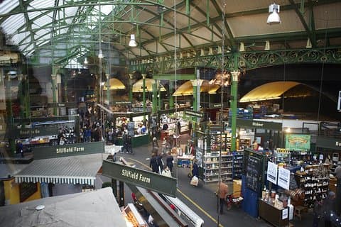 Centuries old market halls
