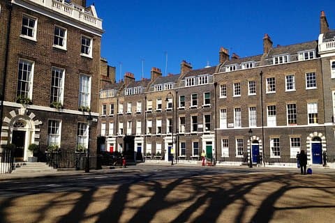 The streets of Bloomsbury