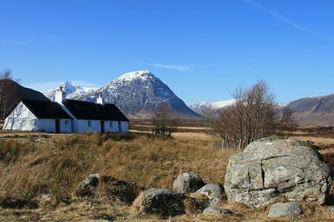 Blackrock Cottage on Rannoch Moor