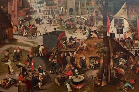 A Village Festival, Pieter Brueghel the Younger, 1632.