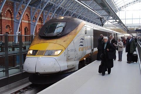 Eurostar Departure St Pancras