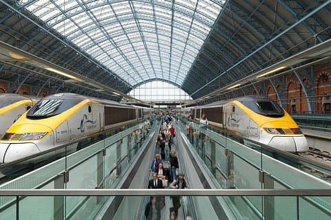 St Pancras Train Station Eurostar