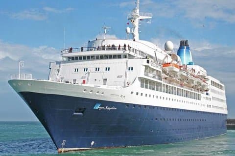 Saga ship at Dover