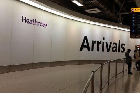 Arrivals Hall Heathrow