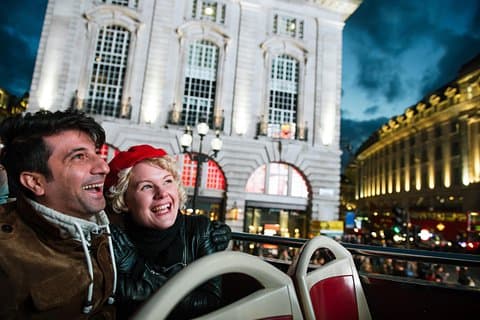 London Big Bus Evening Sightseeing Tour with Live Guide