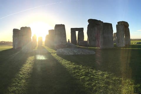 Sunset at Stonehenge