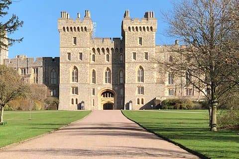 Windsor Castle, weekend home of HM Queen Elizabeth II
