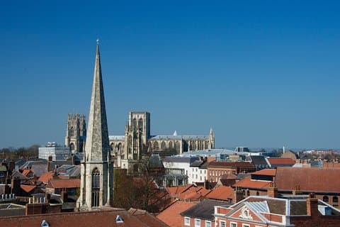 The majestic skyline of York