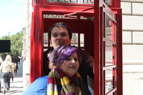 Messing about in a phone box