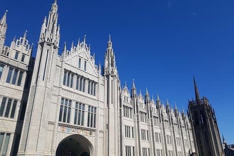Marischal College on Broad Street