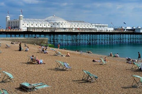 Brighton and Arundel Castle or Petworth House Independent Full Day Private Tour