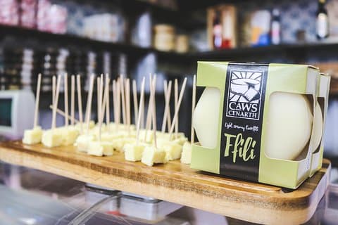 Tastings include 3 - 4 different Welsh cheeses