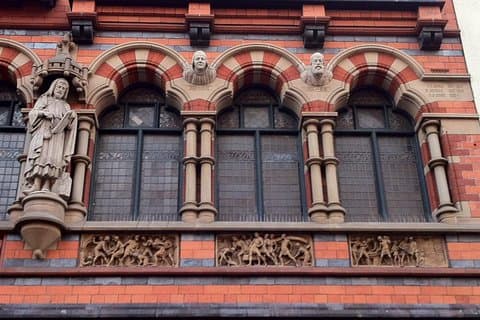 Detail of Watson Fothergill's Office, Nottingham as featured on the Guided Walk.