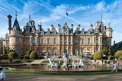 Waddesdon Manor seen from the Parterre
