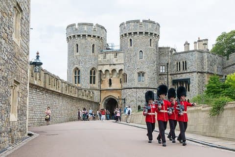 The Royal Guards Marching to Change