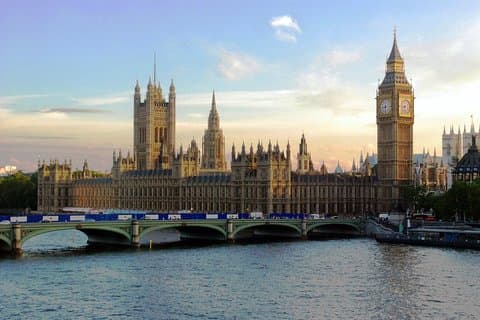 The Palace of Westminster aka The Houses of Parliament