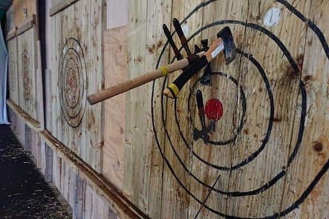 Our custom built indoor targets