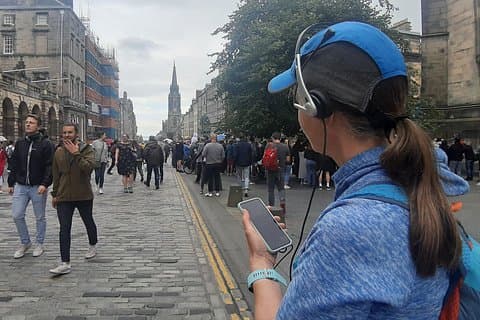 The tour looks in-depth at the Royal Mile section from St. Giles' Cathedral to the Tron Church
