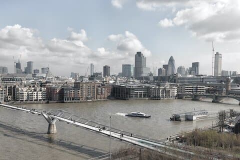 London view from Tate Gallery © Anders Espersen Marlow