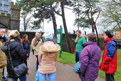 Cardiff city tour in Bute Park