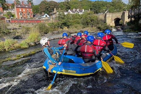 White Water Rafting Experience in River Dee in Llangollen