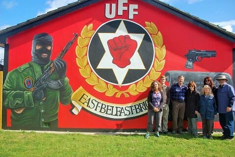 Belfast Famous Black Taxi Tour Political Murals & Peace Wall 2 Hr