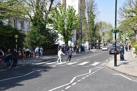 Re-enact the famous Abbey Road album cover. Your guide will be more than happy to take photos and help you stage the perfect shot.