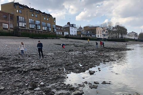 Rotherhithe foreshore.