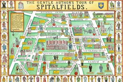 Walking Tour around Spitalfields in the East End of London