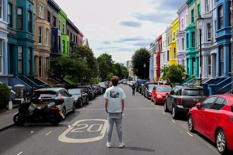 Outside Londons most instagramed street