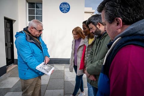 Ledwidge Blue Plaque - Ebrington Square