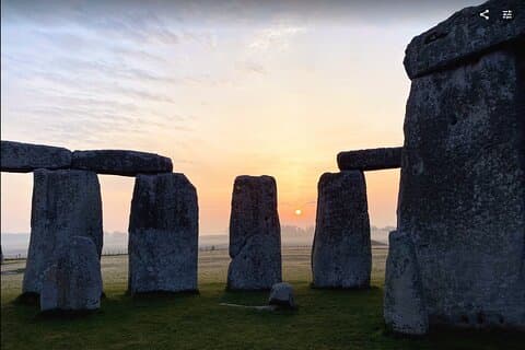 At certain times of the year we can arrive before sunrise and sunset.