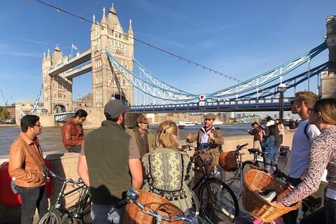 At Tower Bridge and the River Thames