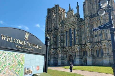 The magnificent 13th Century Wells Cathedral