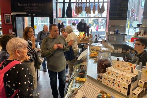 Meeting some of our talented vendors on the tour.
