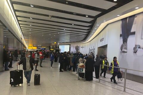 Arrivals hall
