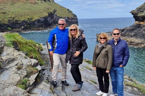 Entrance to the harbour at Boscastle