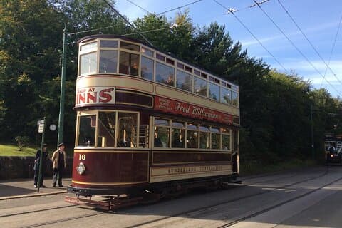 Ride original working trams and omnibuses