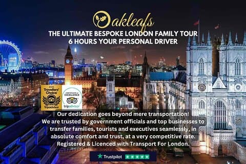 Ultimate Personalised London Tour - 6 Hours Your Personal Driver