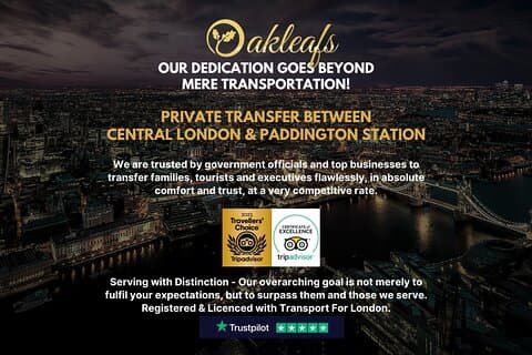 Paddington Station – Chauffeur/ Taxi - To & From Central London