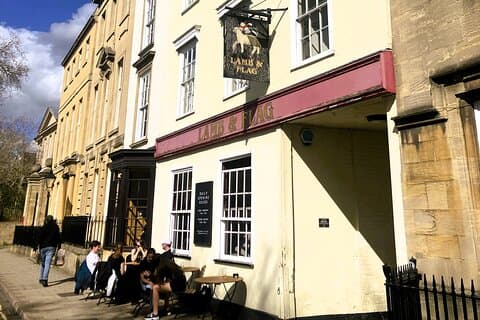 The Lamb and Flag, opposite the Eagle and Child: the Inklings' two favourite pubs.