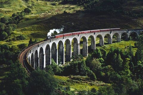 Glenfinnan Viaduct near fort william
