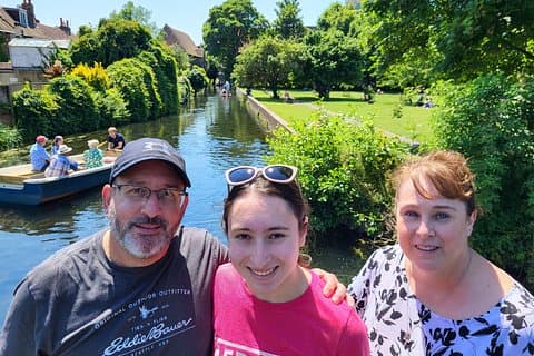 Punting on the Stour, Canterbury