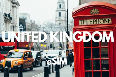 London Data eSIM from 0.5GB daily to 50GB 30 Days