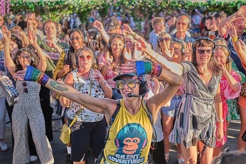 A Silent Disco Adventure at the Fringe for August in Edinburgh