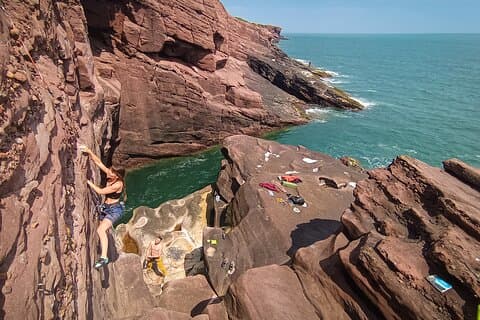 Private Rock Climbing in Scotland with Certified Instructor