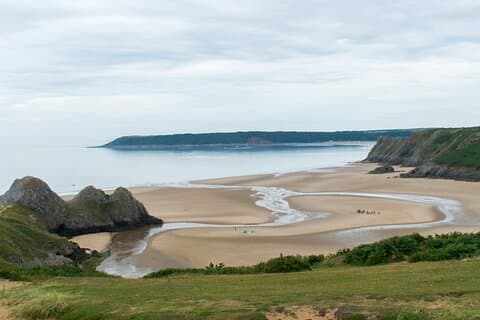 Three Cliffs Bay