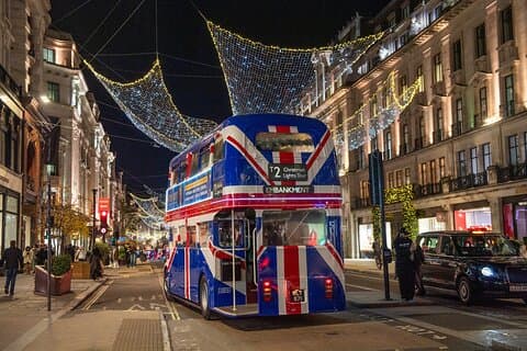 London Christmas Lights & Bites Tour